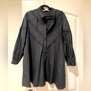 Zara black shirt dress X-Large